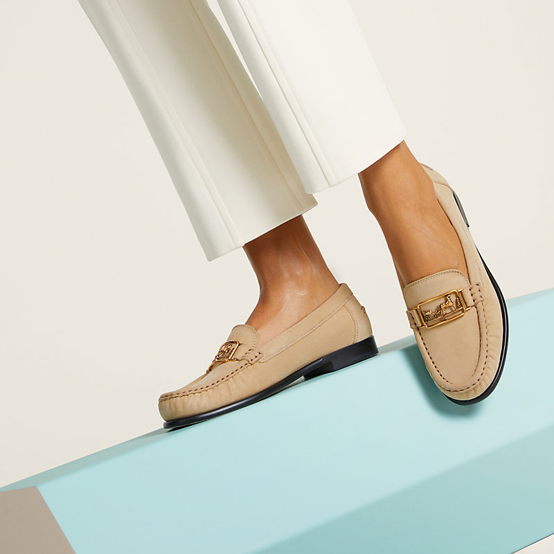 Kessy loafer - Beige | Hermès Canada
